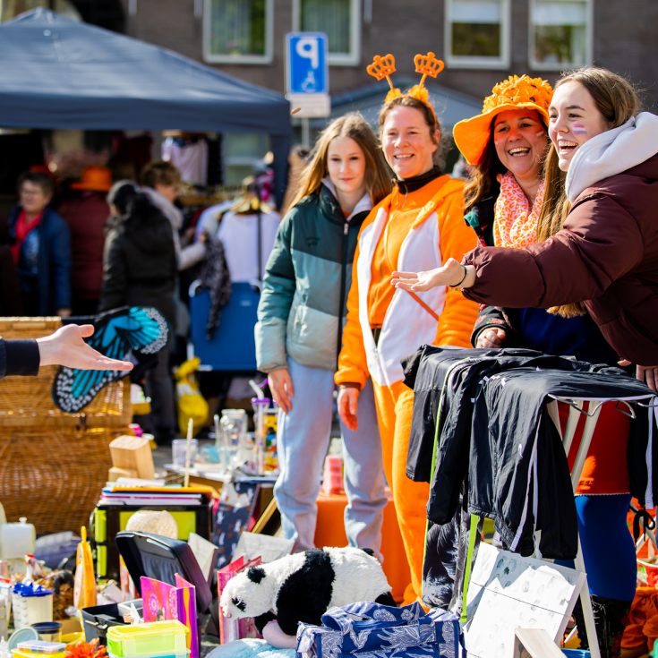 Koningsdag met vrijmarkt