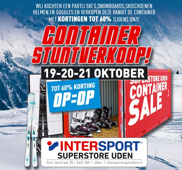 Wintersport Container Sale 19-20-21 Okt