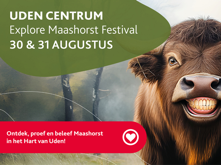 Uden Centrum wordt ht podium voor het Explore Maashorst Festival