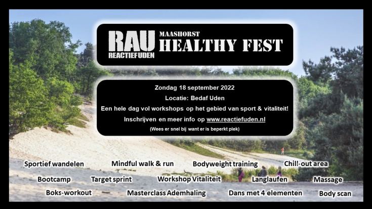 RAU MAASHORST HEALTHY FEST 18 September